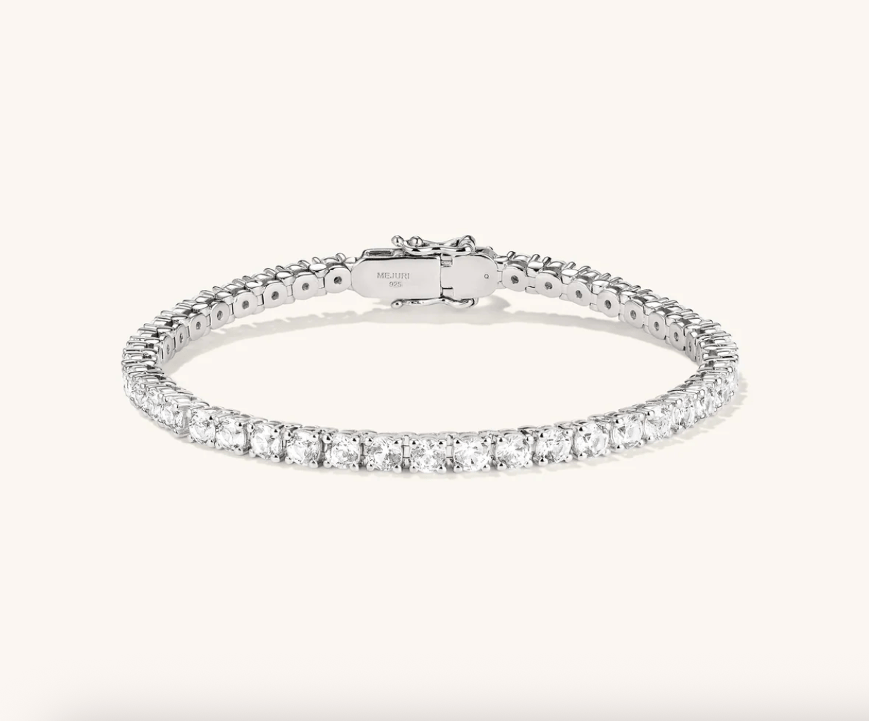 Lab Grown Sapphire Tennis Bracelet