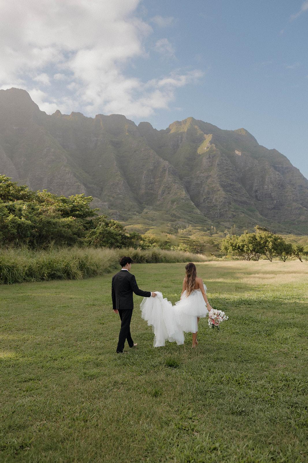 A Whimsical Elopement Shoot at Kualoa Regional Park 32