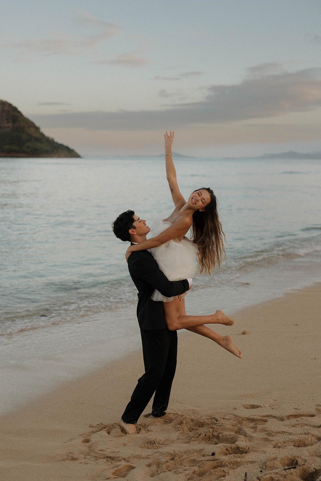 A Whimsical Elopement Shoot at Kualoa Regional Park 14