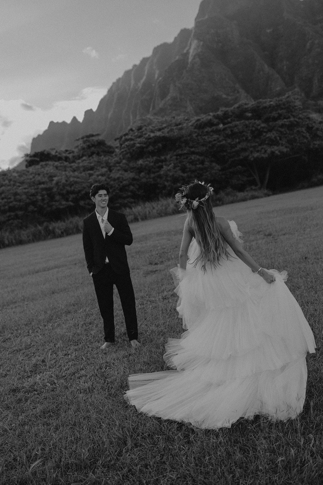 A Whimsical Elopement Shoot at Kualoa Regional Park 16