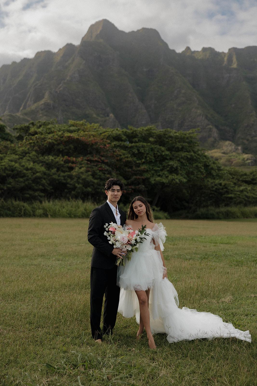 A Whimsical Elopement Shoot at Kualoa Regional Park 24