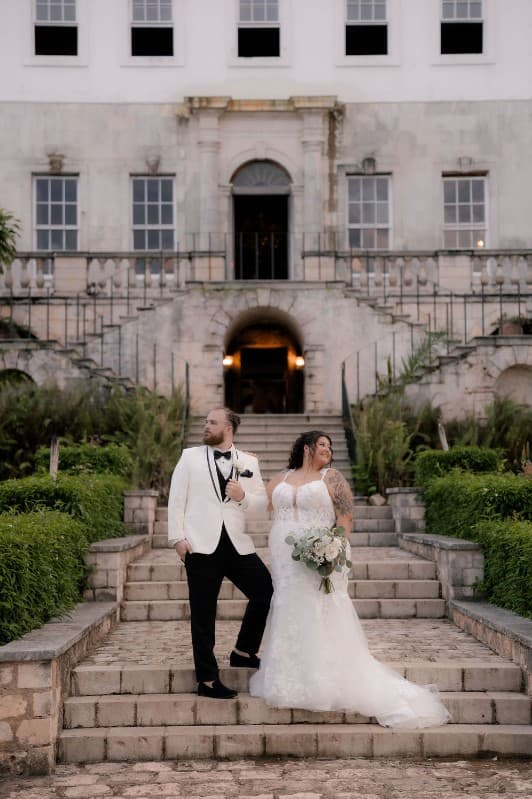 A Romantic Fall Wedding at Rose Hall Great House