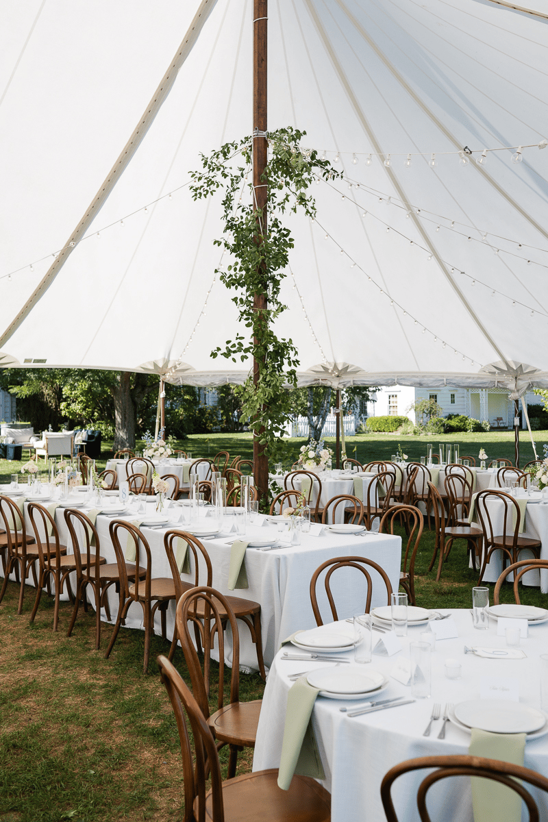 Reception Tent Details