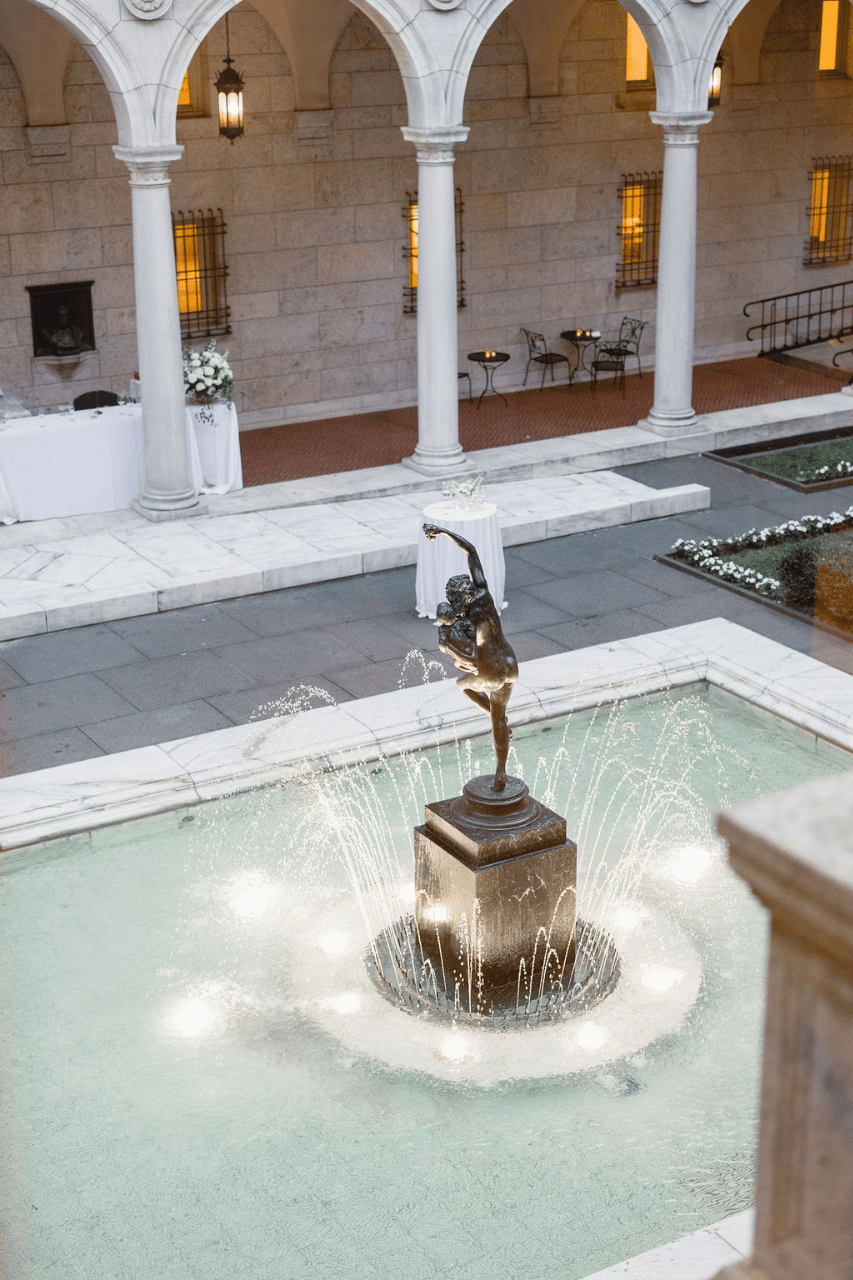 A Glamorous Summer Wedding at Boston Public Library photo 3