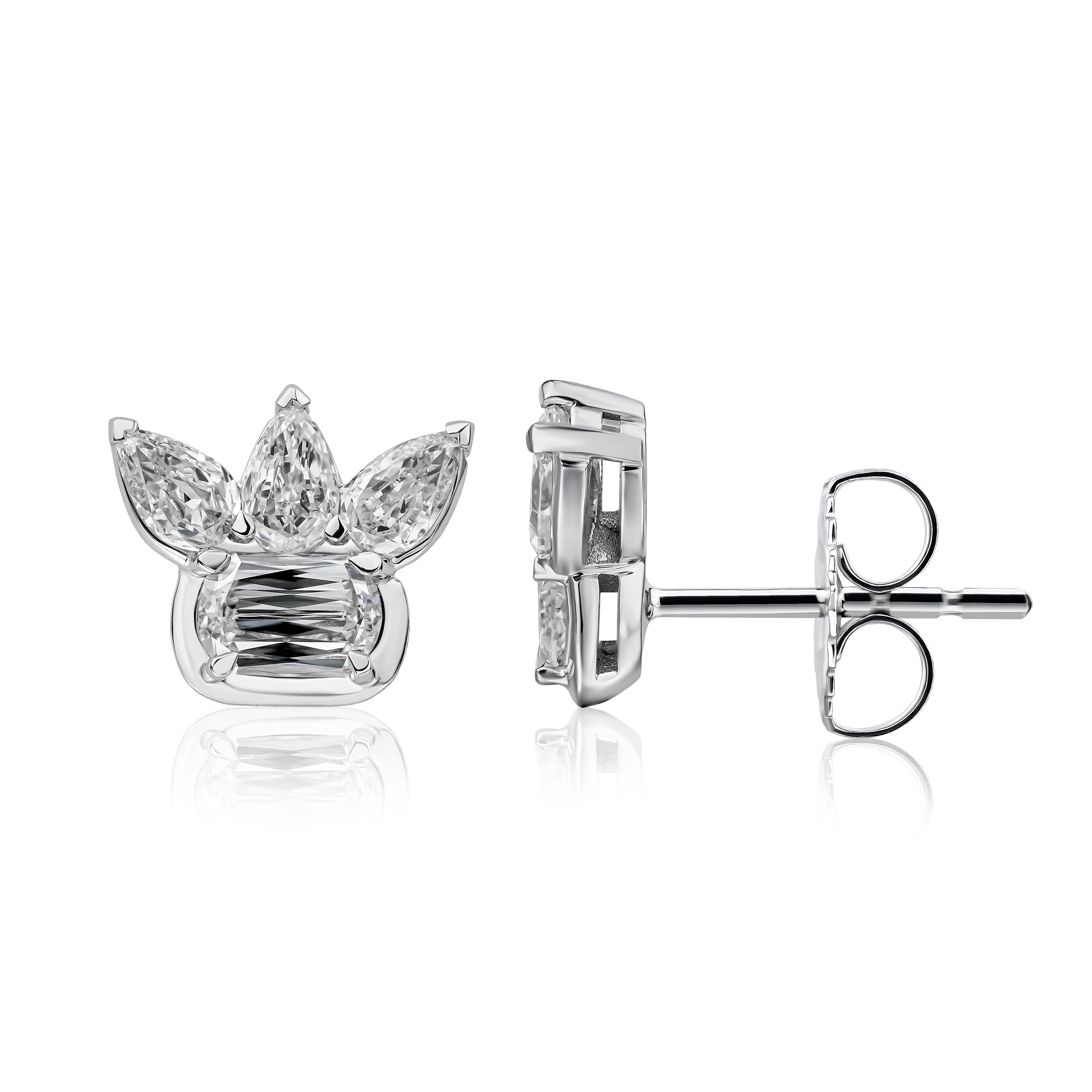 Love Luxe L'Amour Crisscut® Diamond Stud Earrings .5 Carats