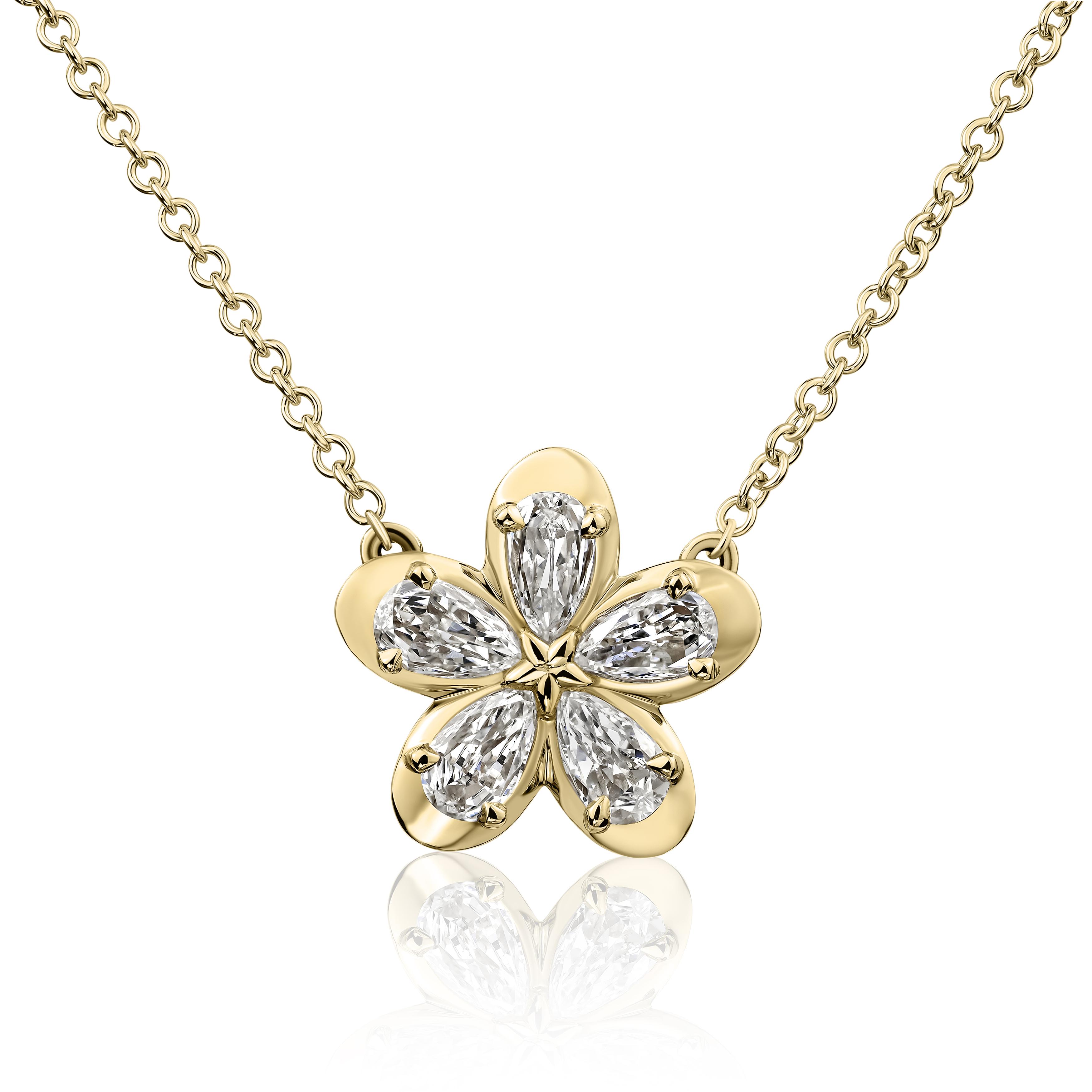 Love Luxe L'Amour Crisscut® Diamond Flower Pendant