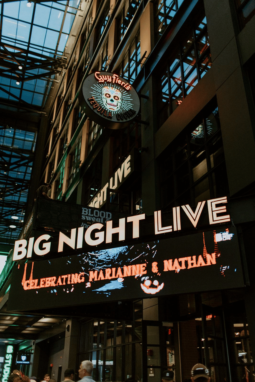 A Non-Traditional Fall Wedding at Studio B at Big Night Live