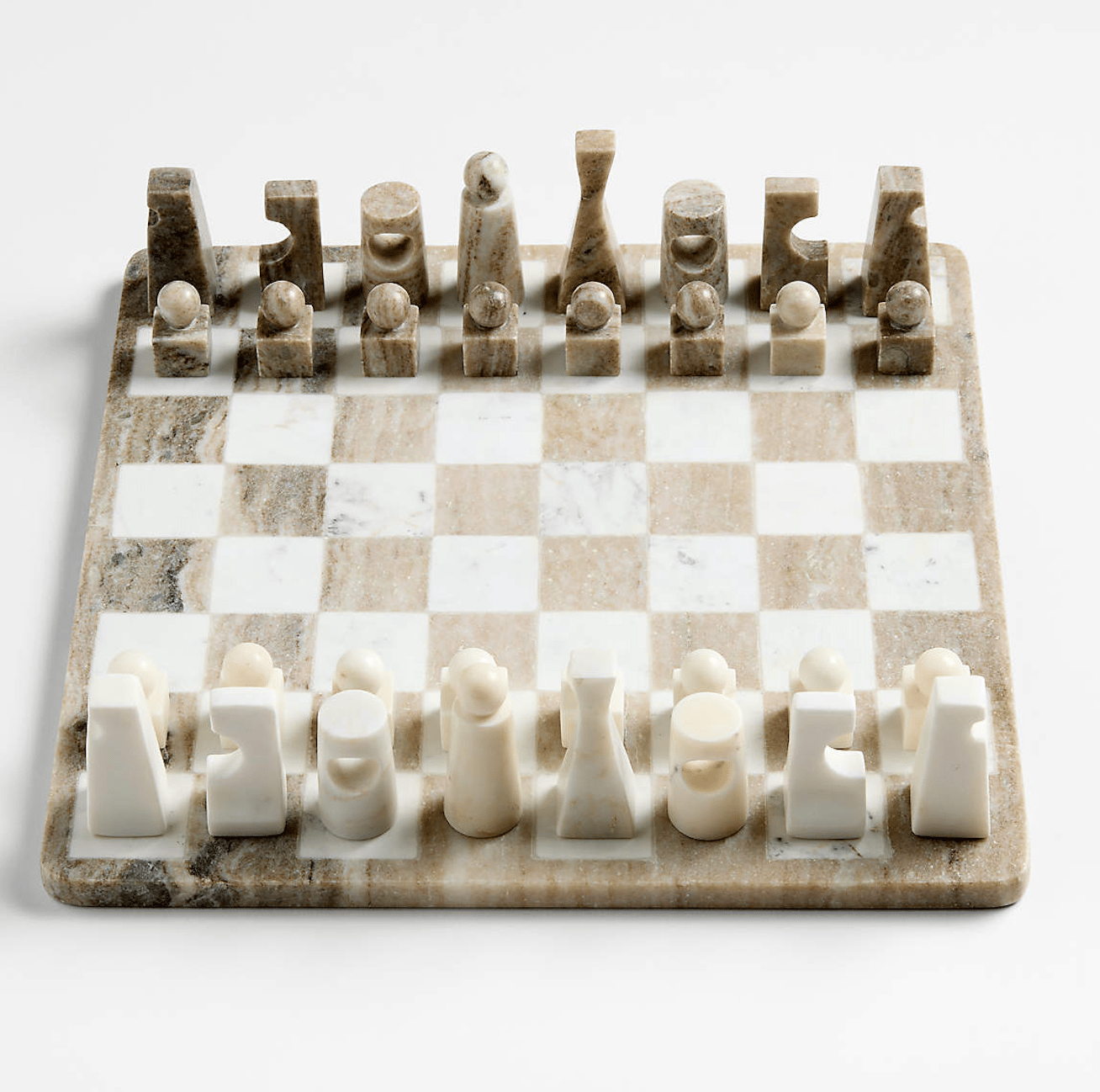 Marble Post Modern Chess Game