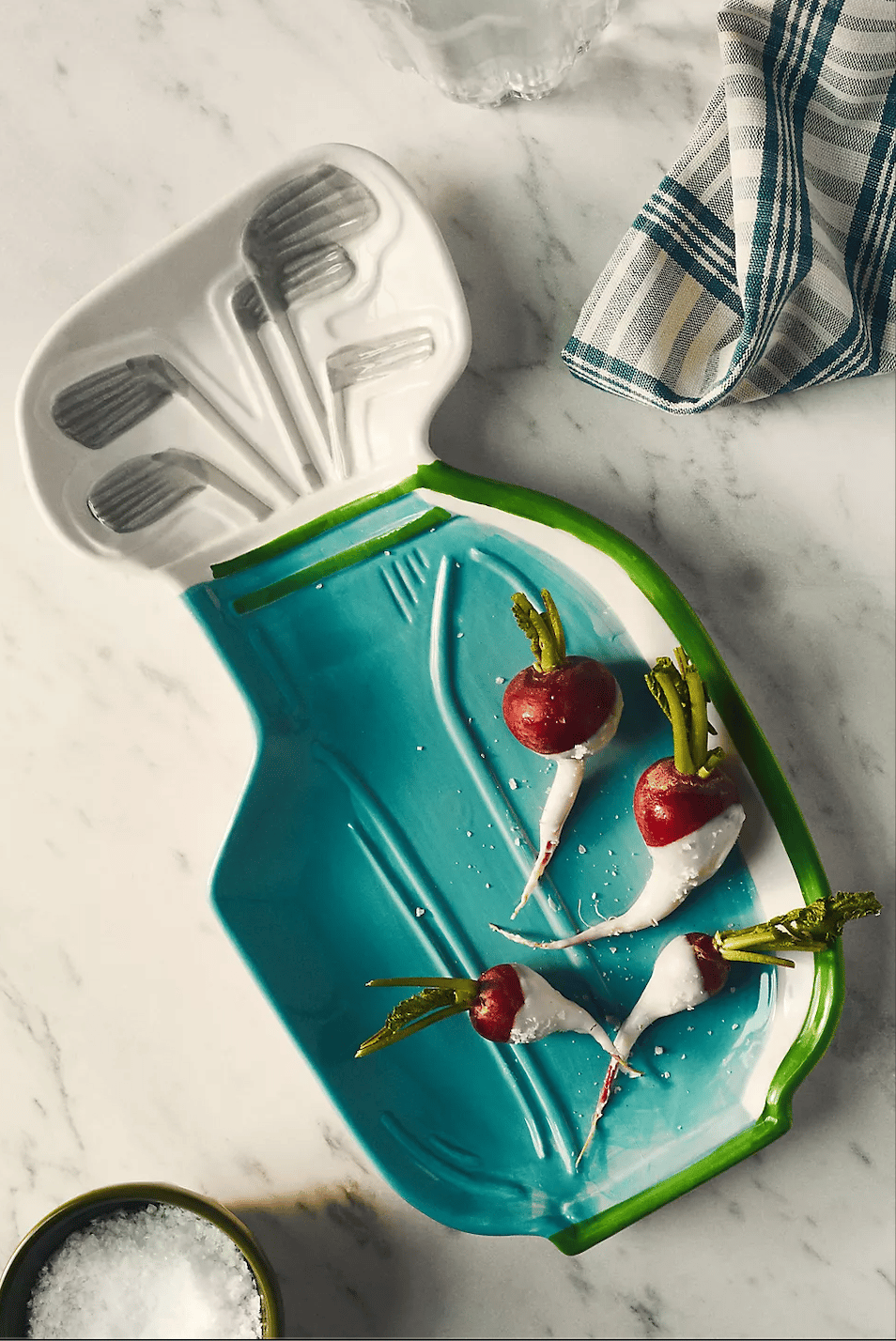 Golf Bag Porcelain Serving Platter