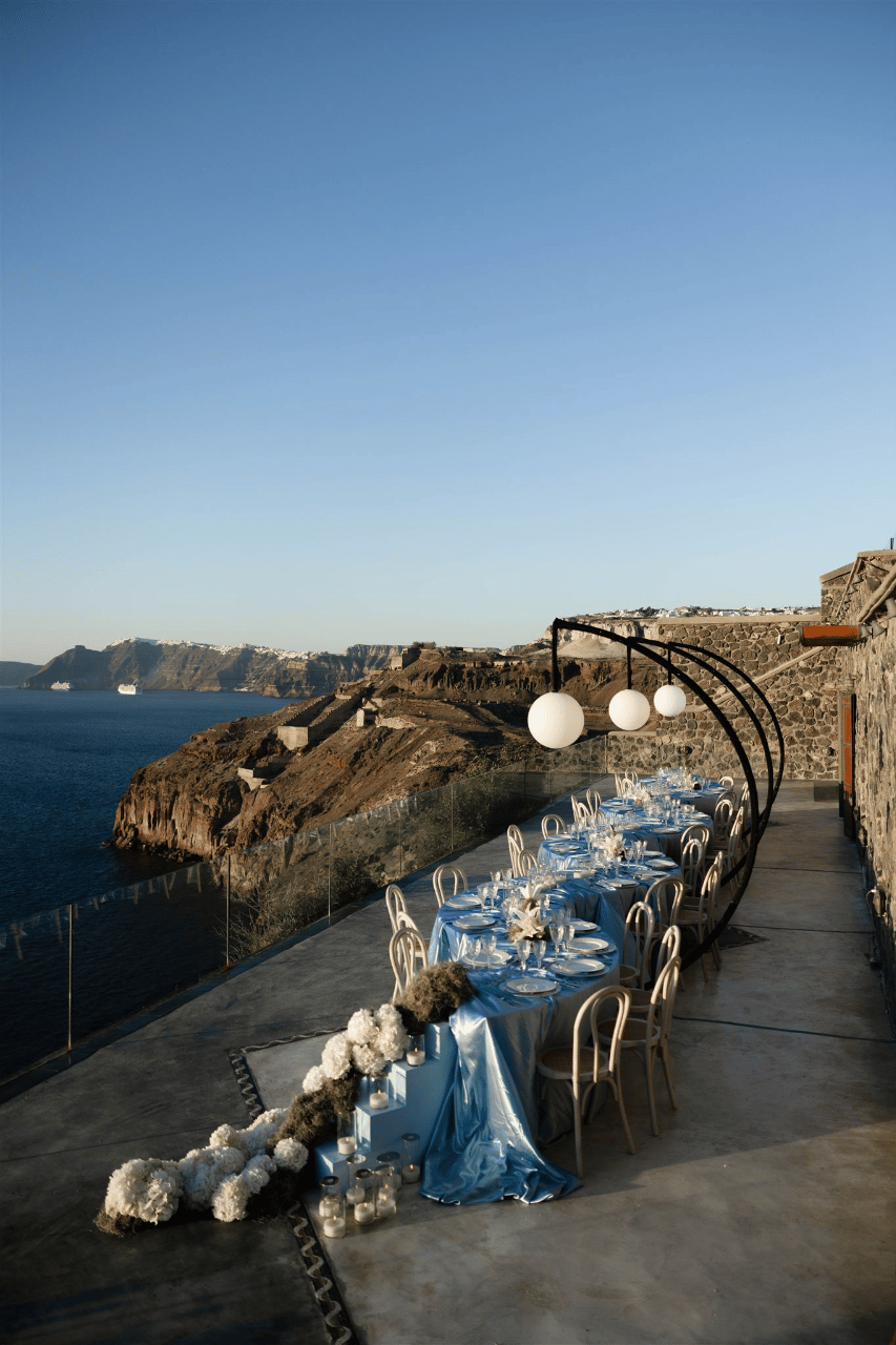 Modern Fall Elegance Overlooking the Santorini Caldera photo 2
