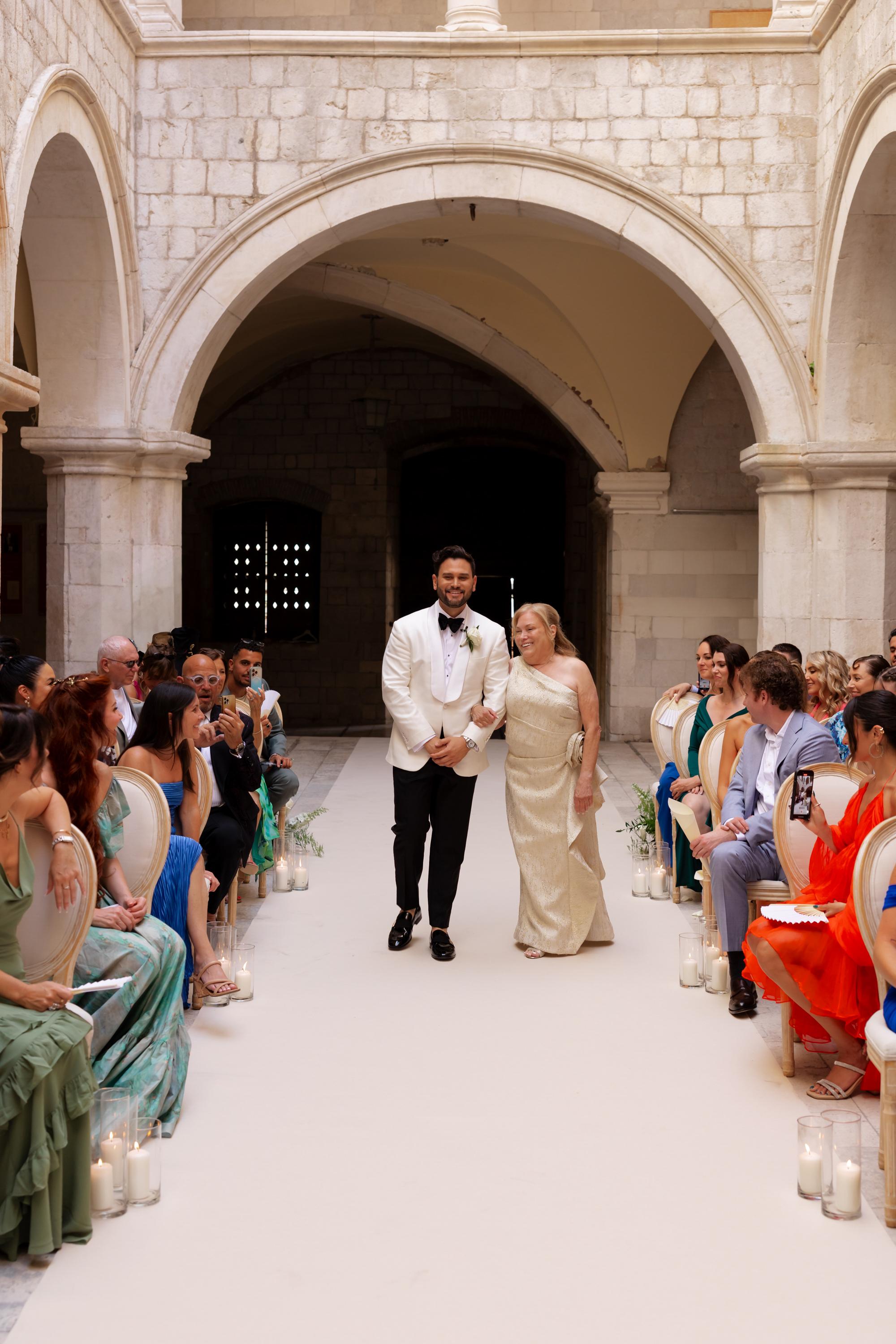 A Romantic Summer Wedding at Fort Lovrijenac photo 2