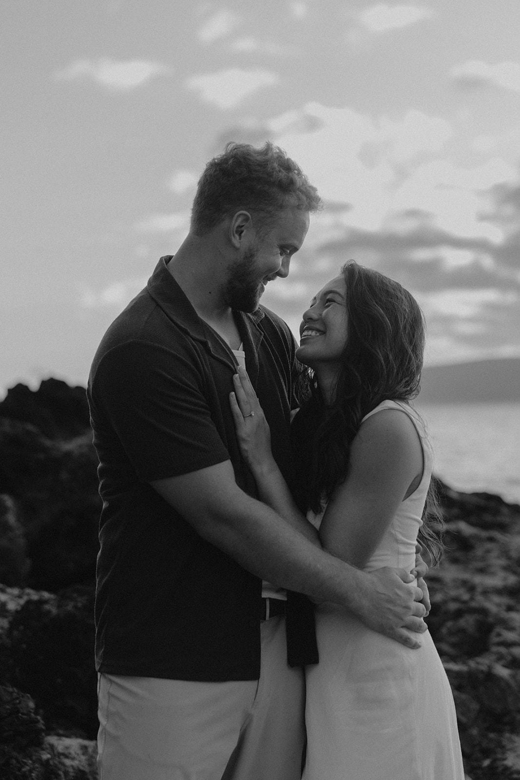 A Classic Spring Engagement at Makena Cove 5