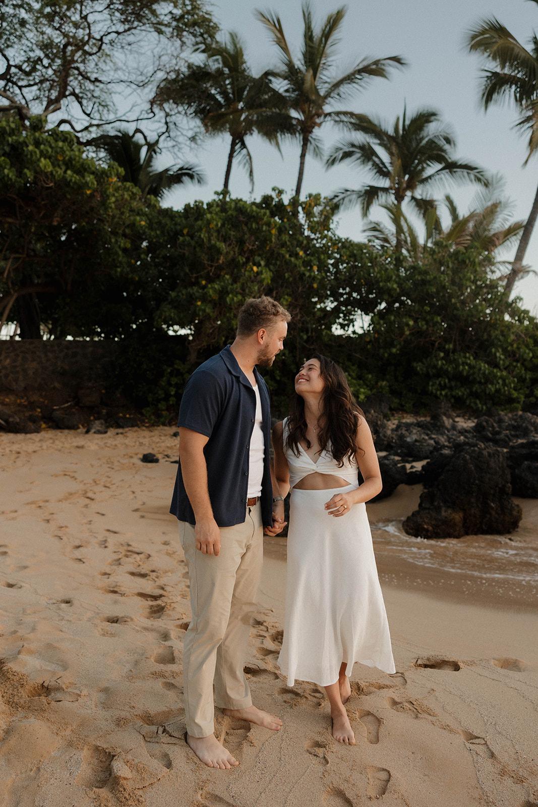 A Classic Spring Engagement at Makena Cove 53