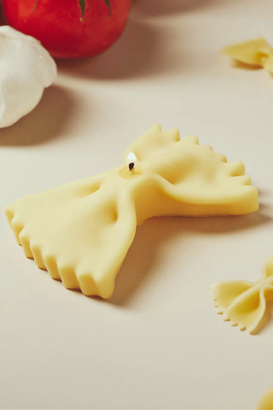 Nata Farfalle Pasta Shaped Decorative Candle