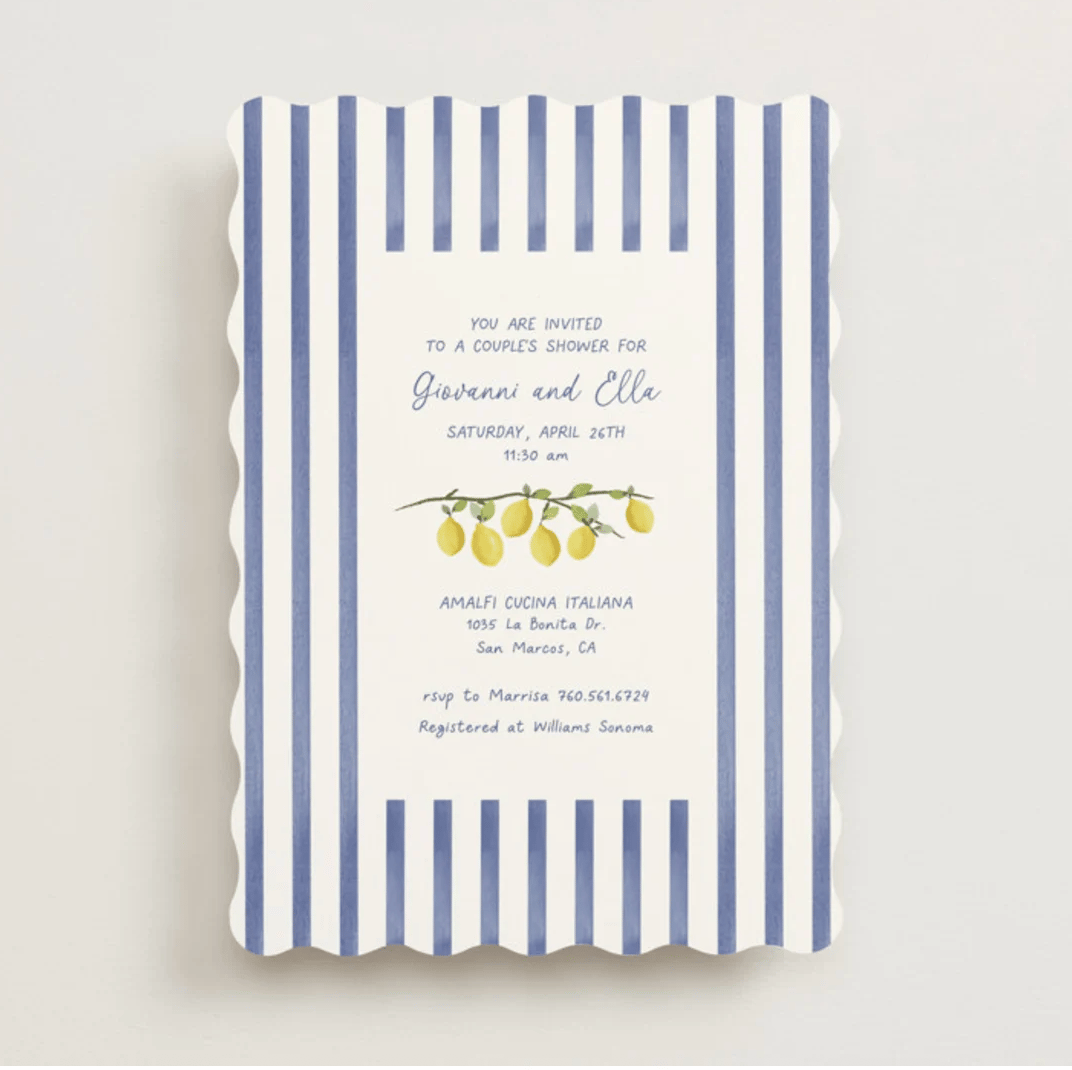 Limoncello - Bridal Shower Invitations