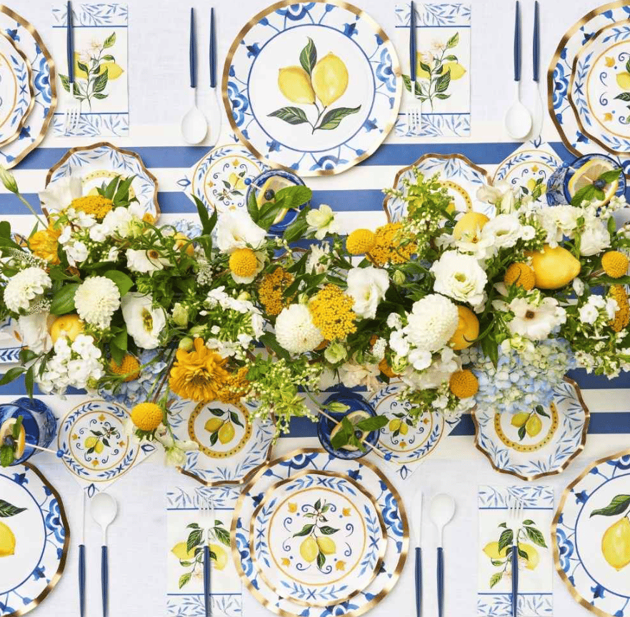 Capri Coast Table Setting