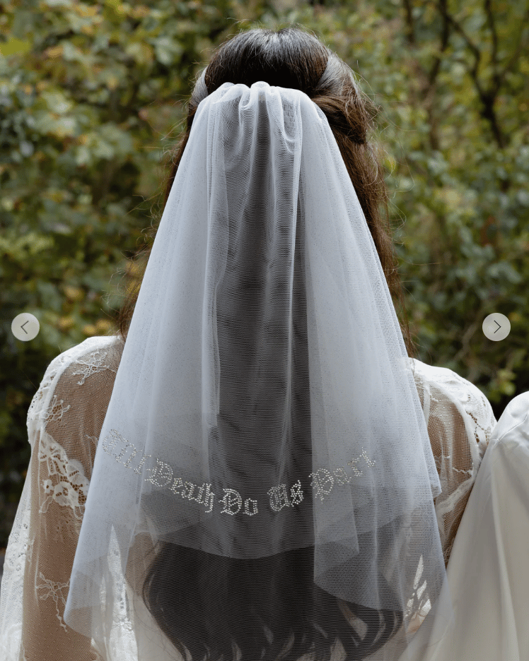 Till Death Do Us Part Diamanté Veil