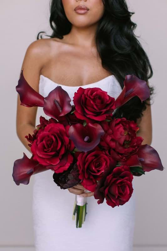 Stella Bridal Bouquet (Rouge)