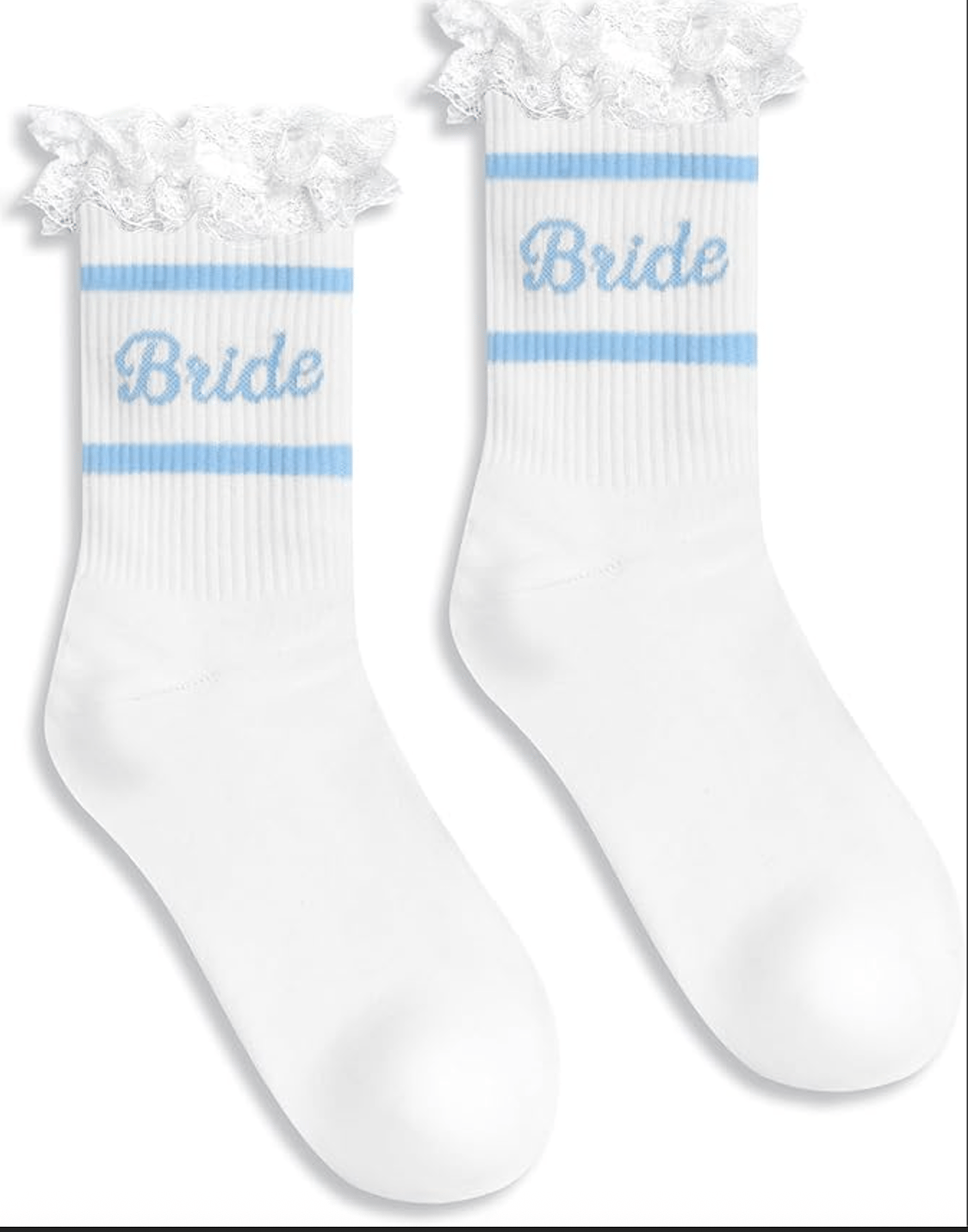 Ruffle Bride Socks