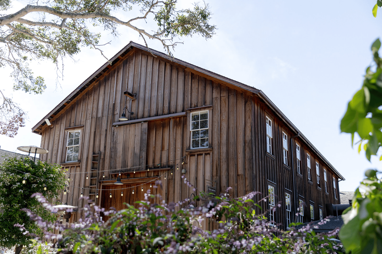 Sarah & Tyler in Monterey, Cali at Barns at Cooper Molera