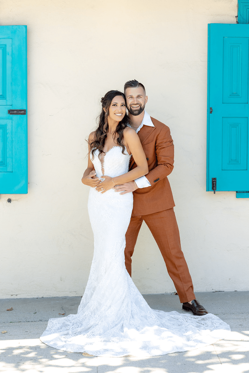 Sarah & Tyler in Monterey, Cali at Barns at Cooper Molera