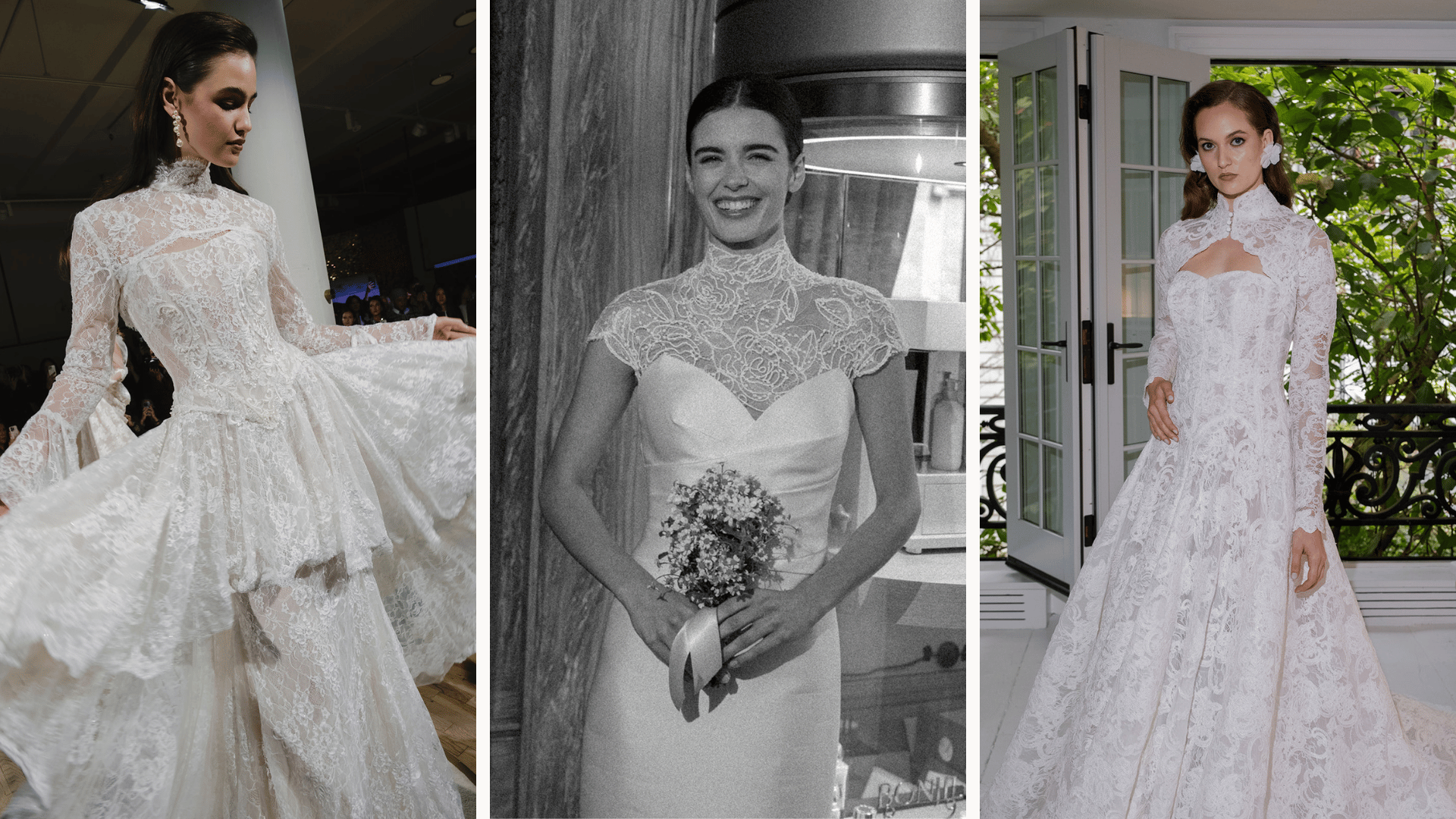 Photos by Alicia Rinka, Designed by Galia Lahav (Left), Sareh Nouri (Middle), Francesca Miranda (Right)