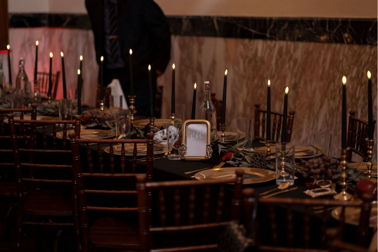 A Non-Traditional Fall Wedding at La Banque de Fleuve 29