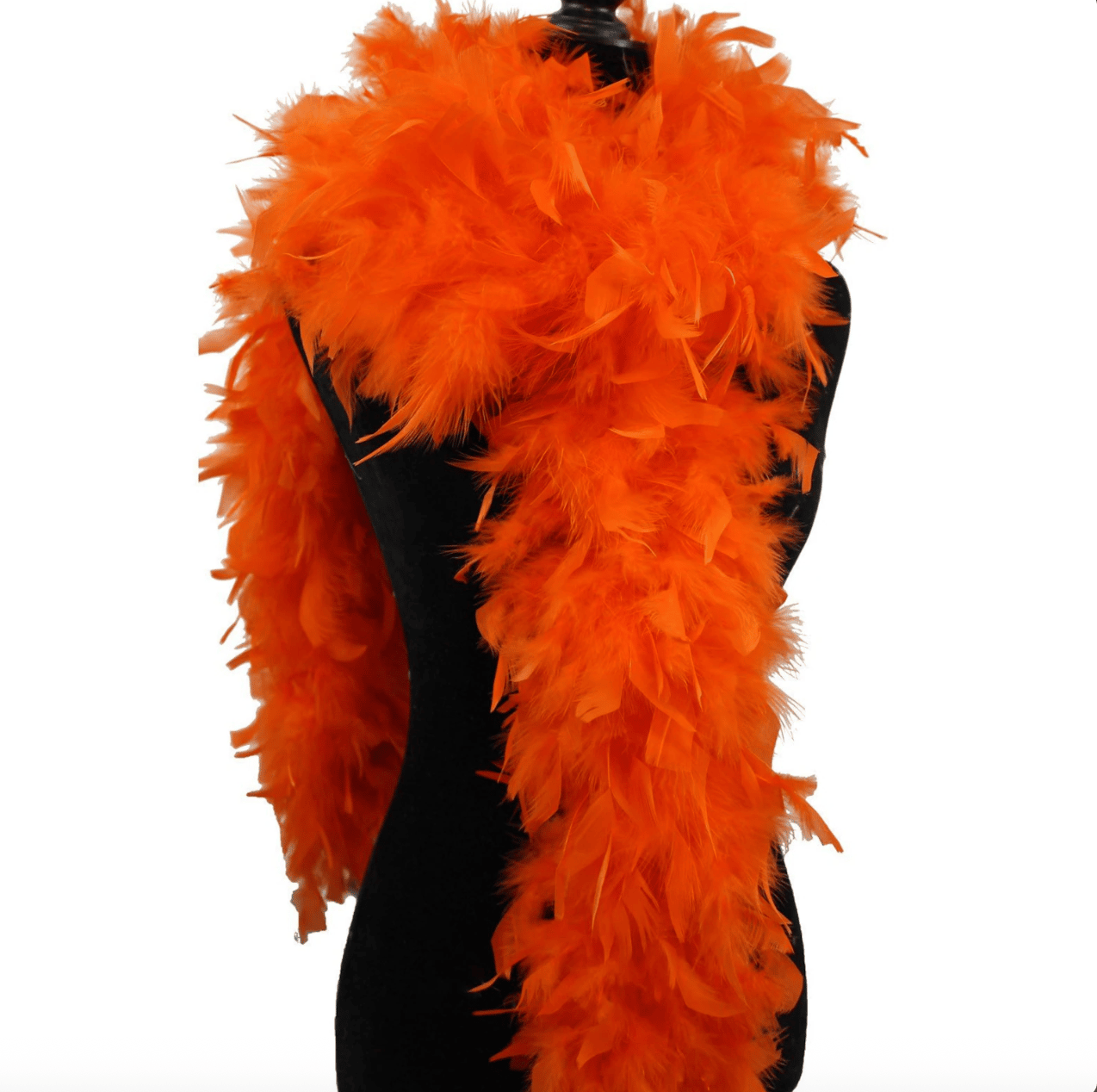 Orange Feather Boa