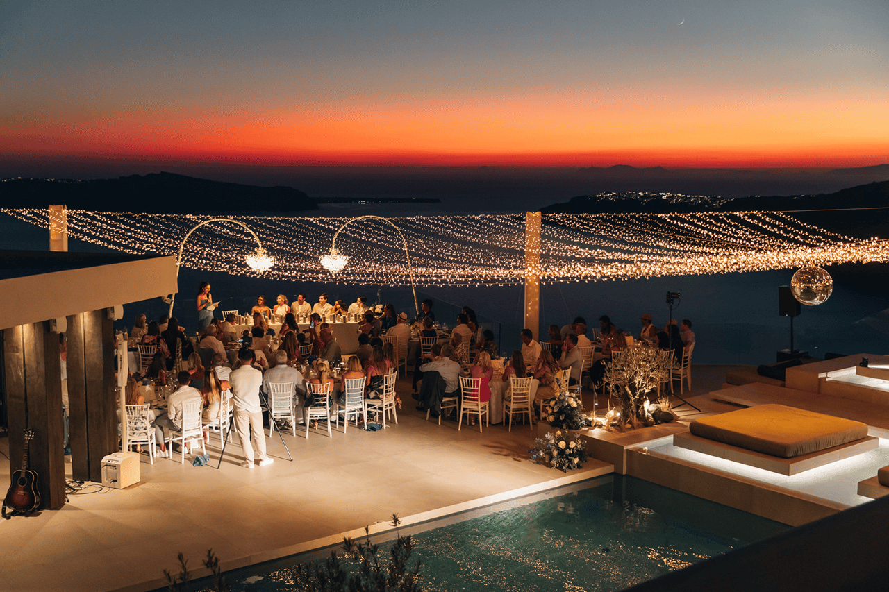A Dreamy Santorini Wedding Above the Aegean photo 2