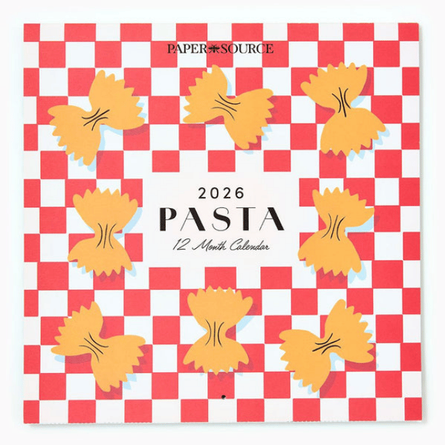 2026 Paper Source Pasta Calendar