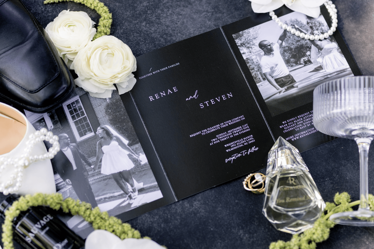 A Modern Fall Wedding at Wrightsville Manor photo 3