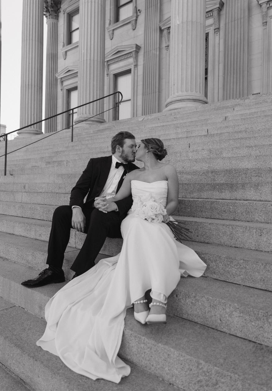 A Modern Winter Wedding at Emeline