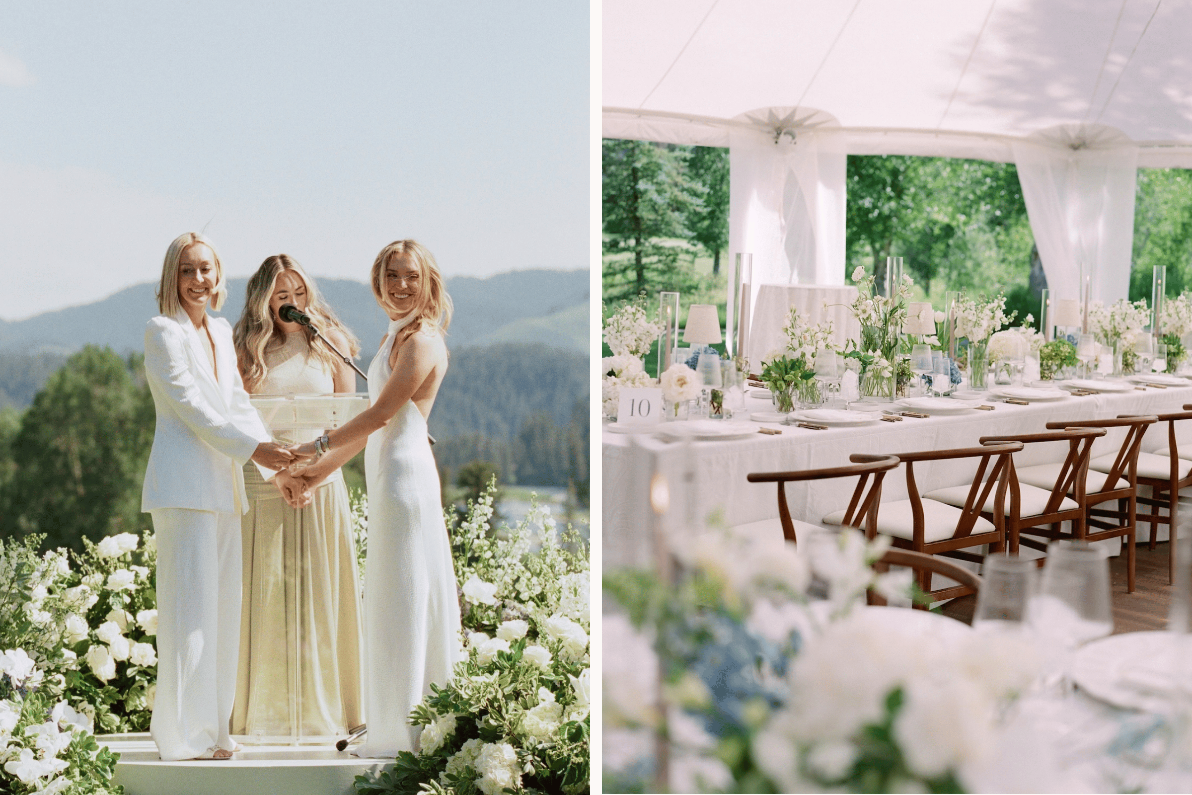 Photos by Carrie Patterson, Featured in A Romantic Summer Wedding at the Snake River Sporting Club