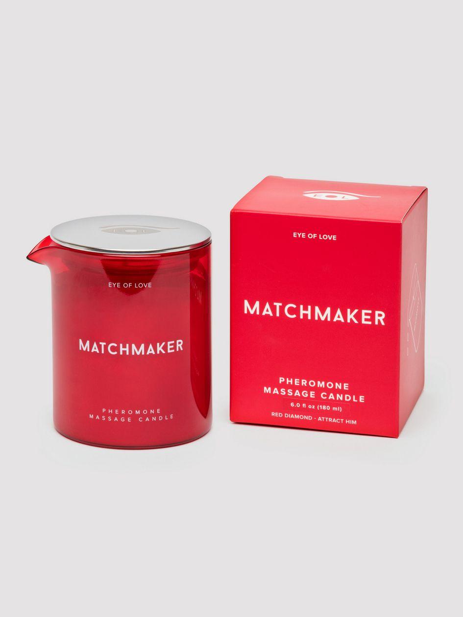 Matchmaker Eye of Love Red Diamond Pheromone Massage Candle 5.2oz