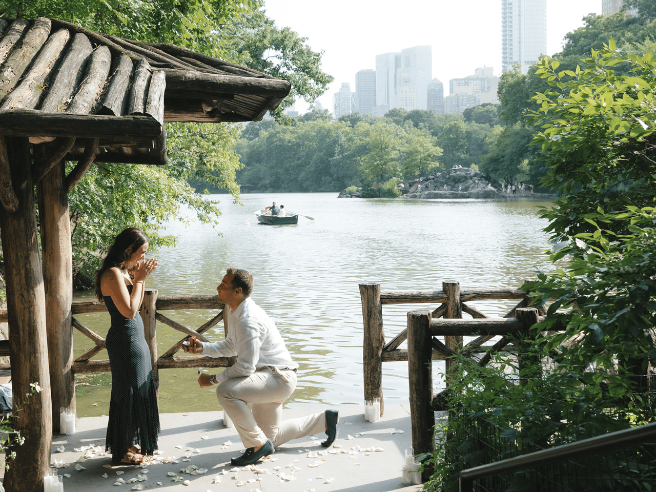 Photo by Asher Gardner, Featured in A Romantic Summer Engagement Shoot at Central Park