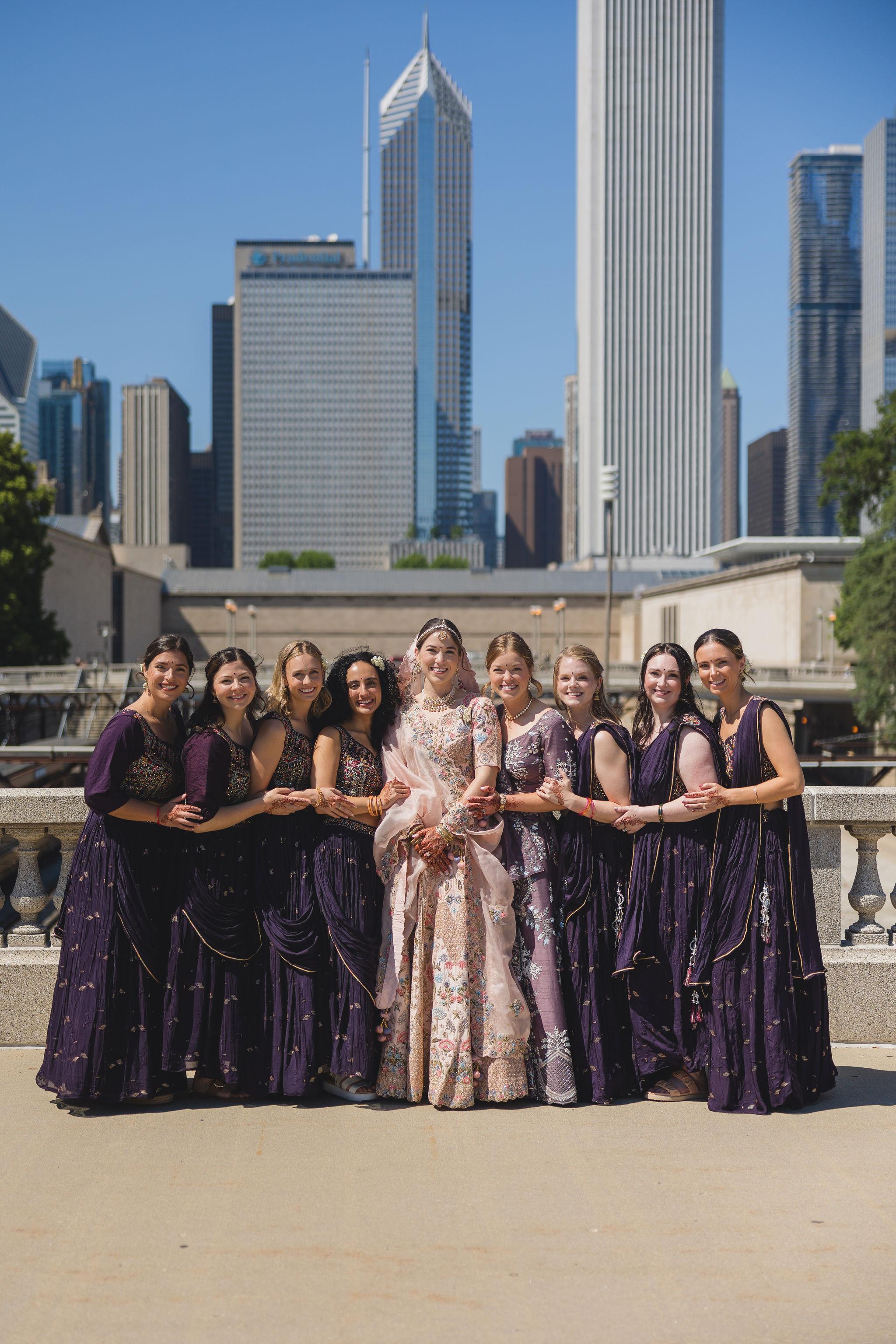 A Glamorous Summer Wedding at the Harold Washington Library 21
