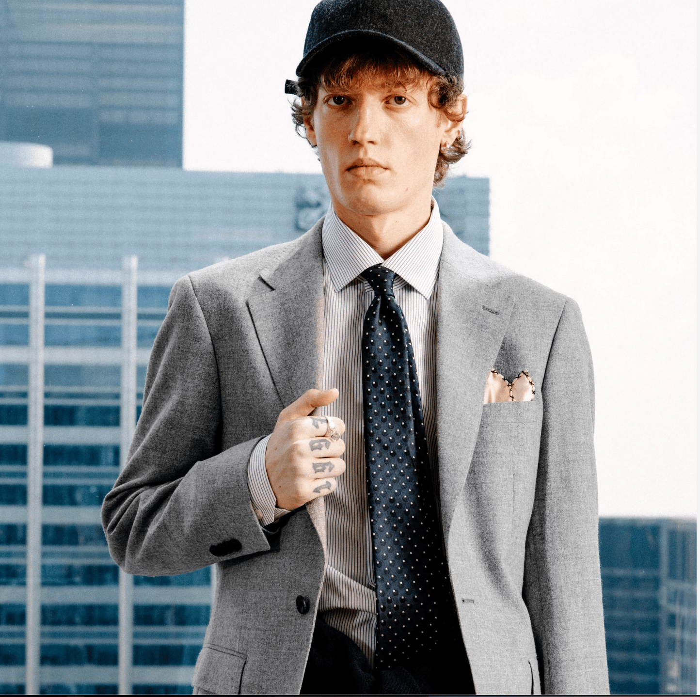 The Lakeshore Wool Flannel Grey Jacket
