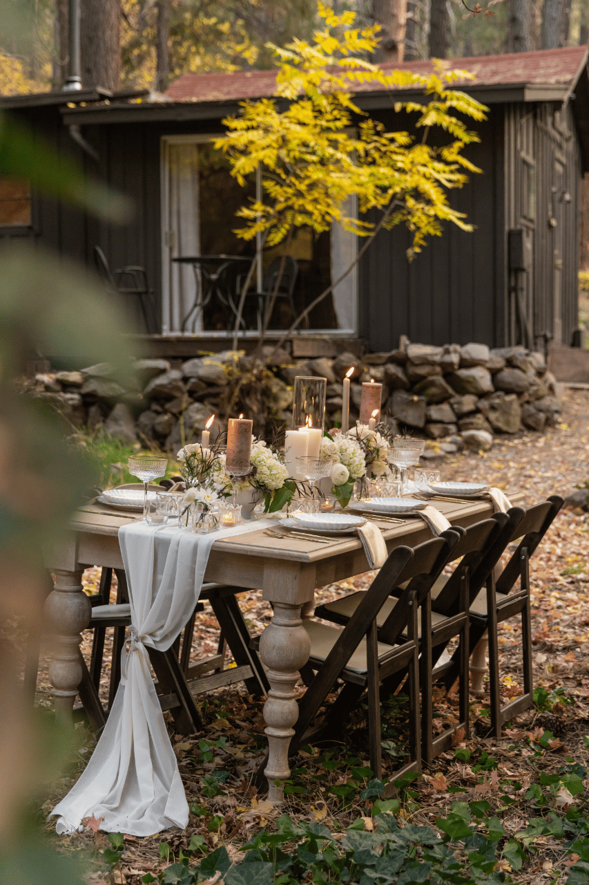 Whimsical Autumn Romance in the Woods