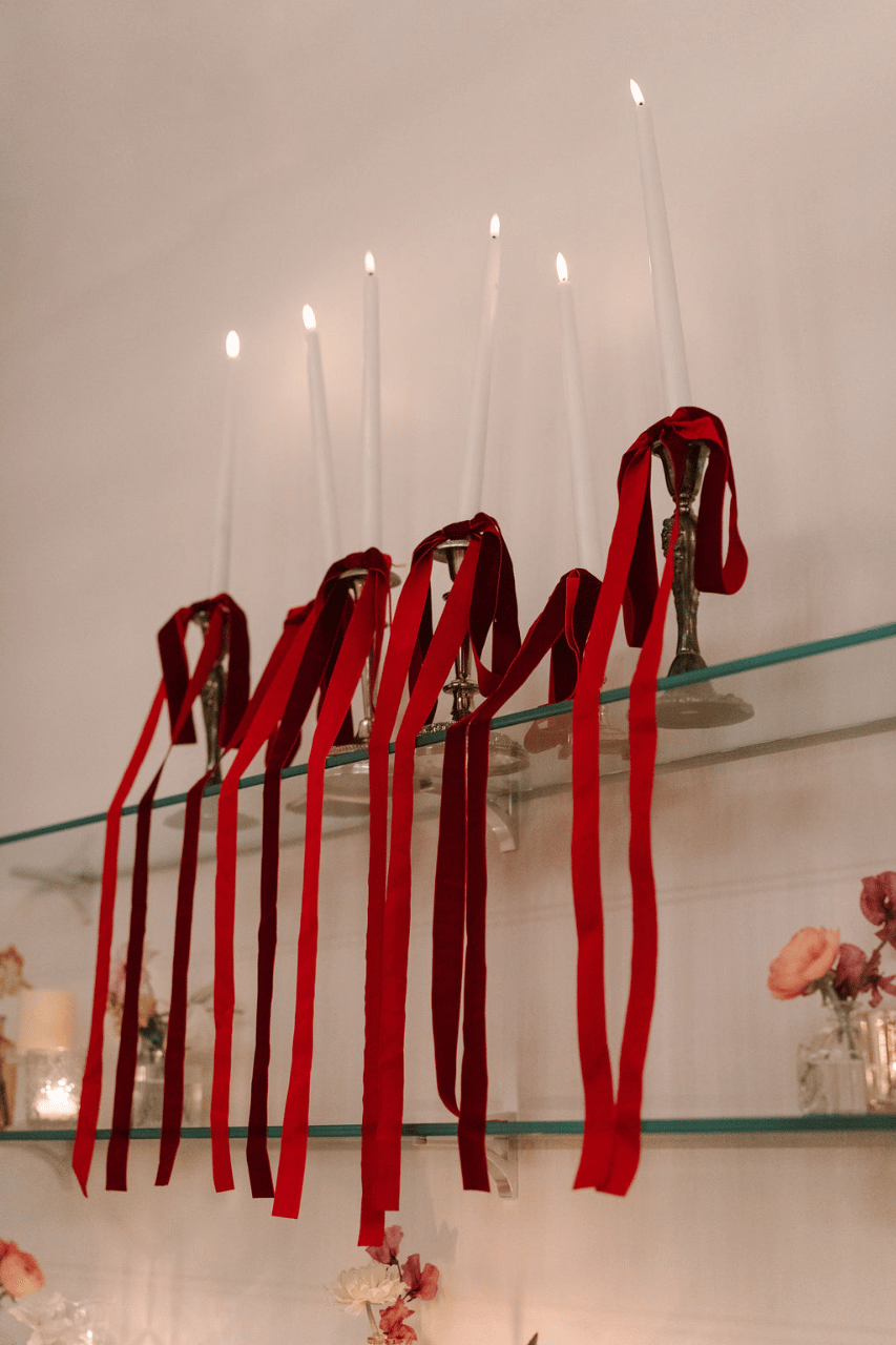 A Romantic Refinement Wedding in a Candlelit Ballroom