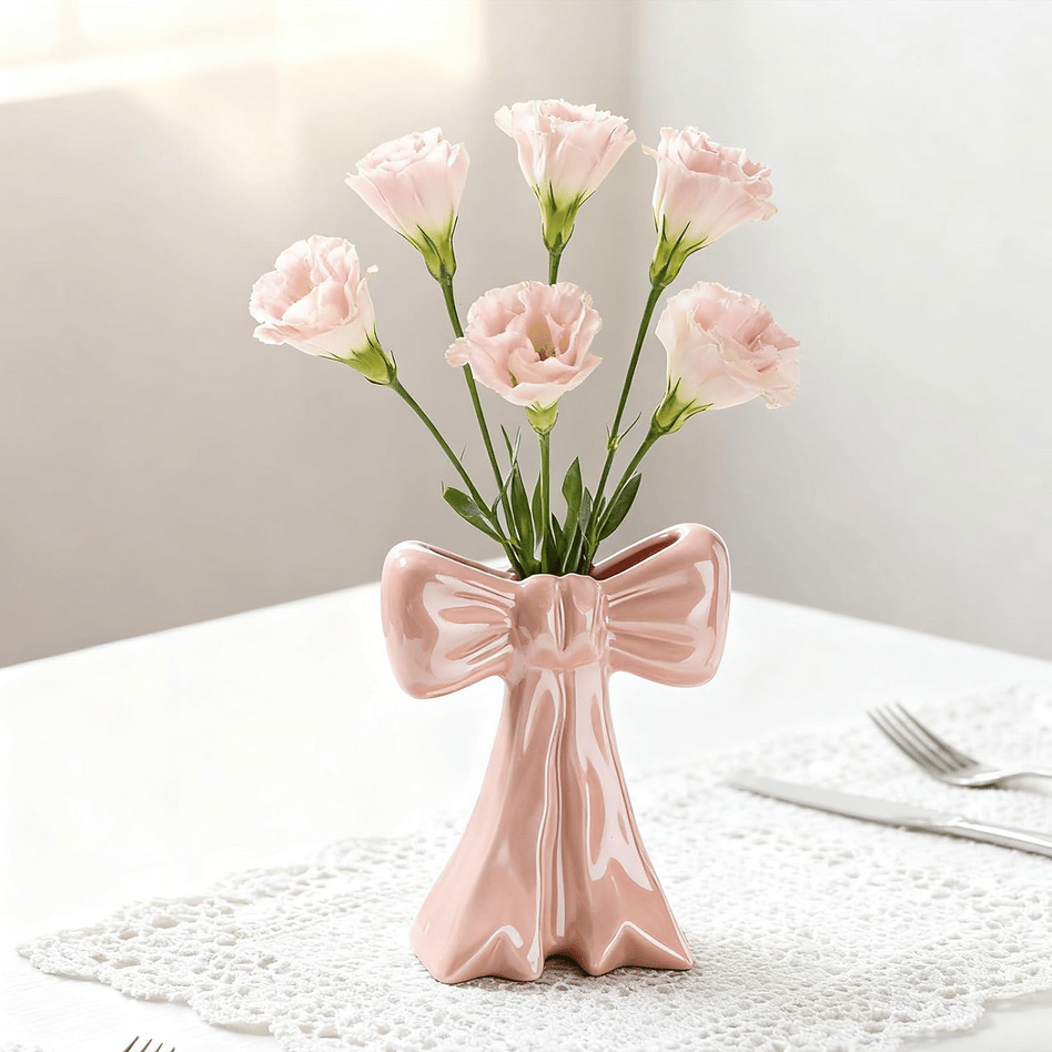 Dazzling Pink Flower Vase