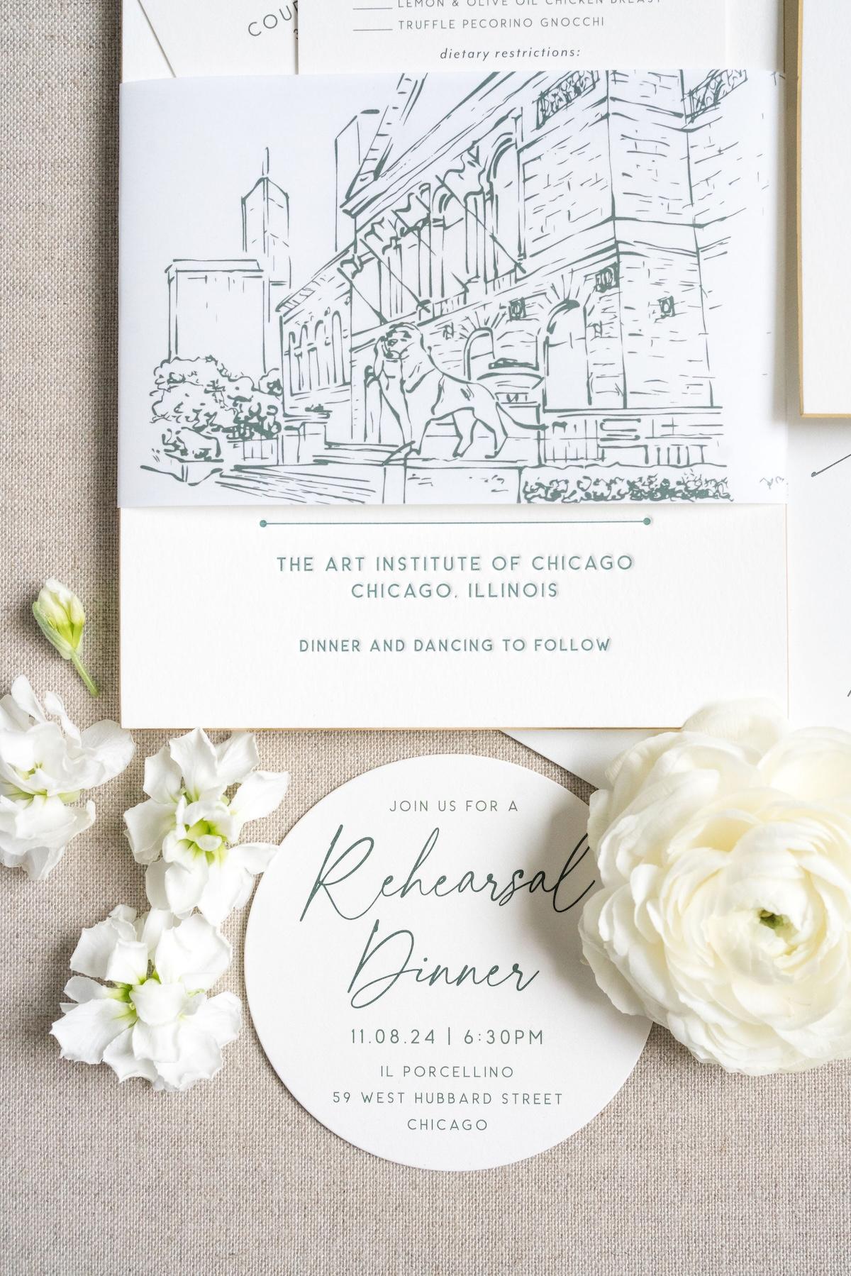 A Glamorous Fall Wedding at the Art Institute of Chicago 35