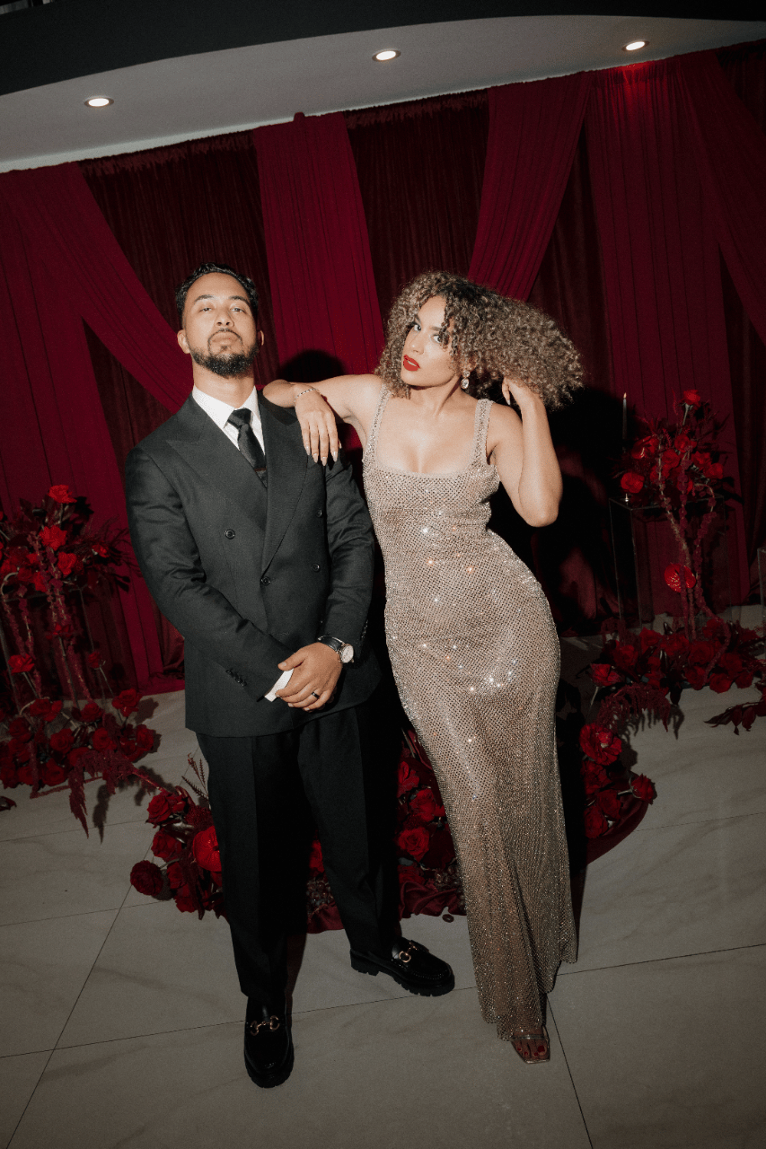 A Bold and Romantic Winter Celebration at The Vault