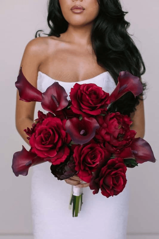 Stella Bridal Bouquet (Rouge)