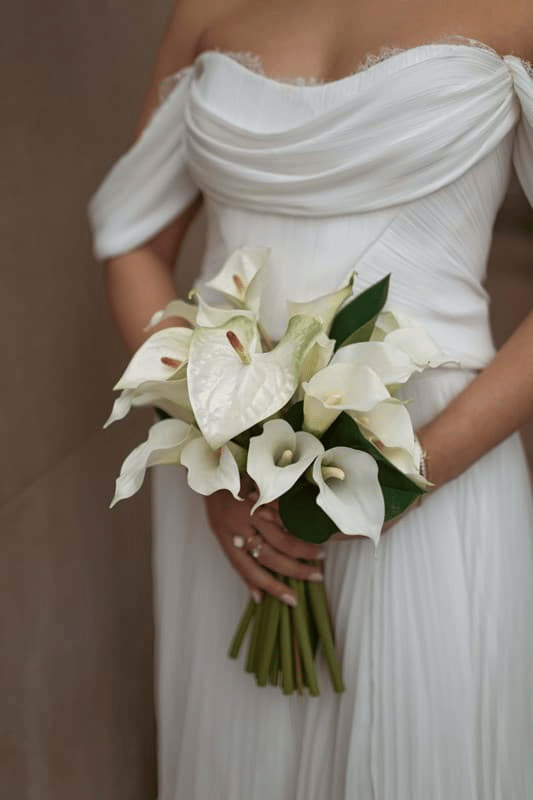 Zayah Bridal Bouquet (Blanc)
