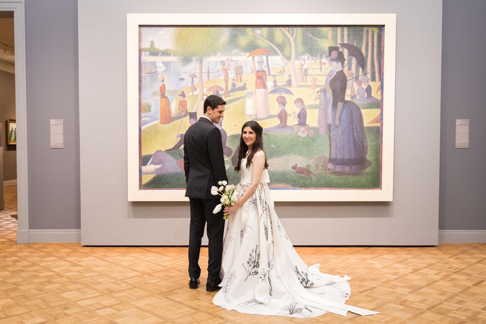 A Non-Traditional Summer Wedding at The Art Institute of Chicago