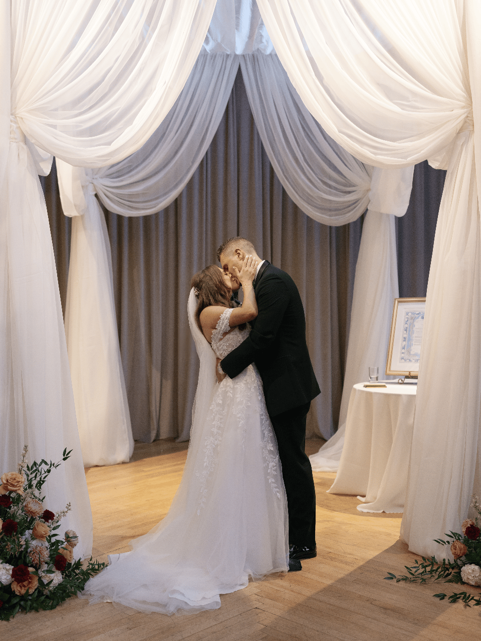 Industrial Elegance Meets Love at the Bridgeport Art Center