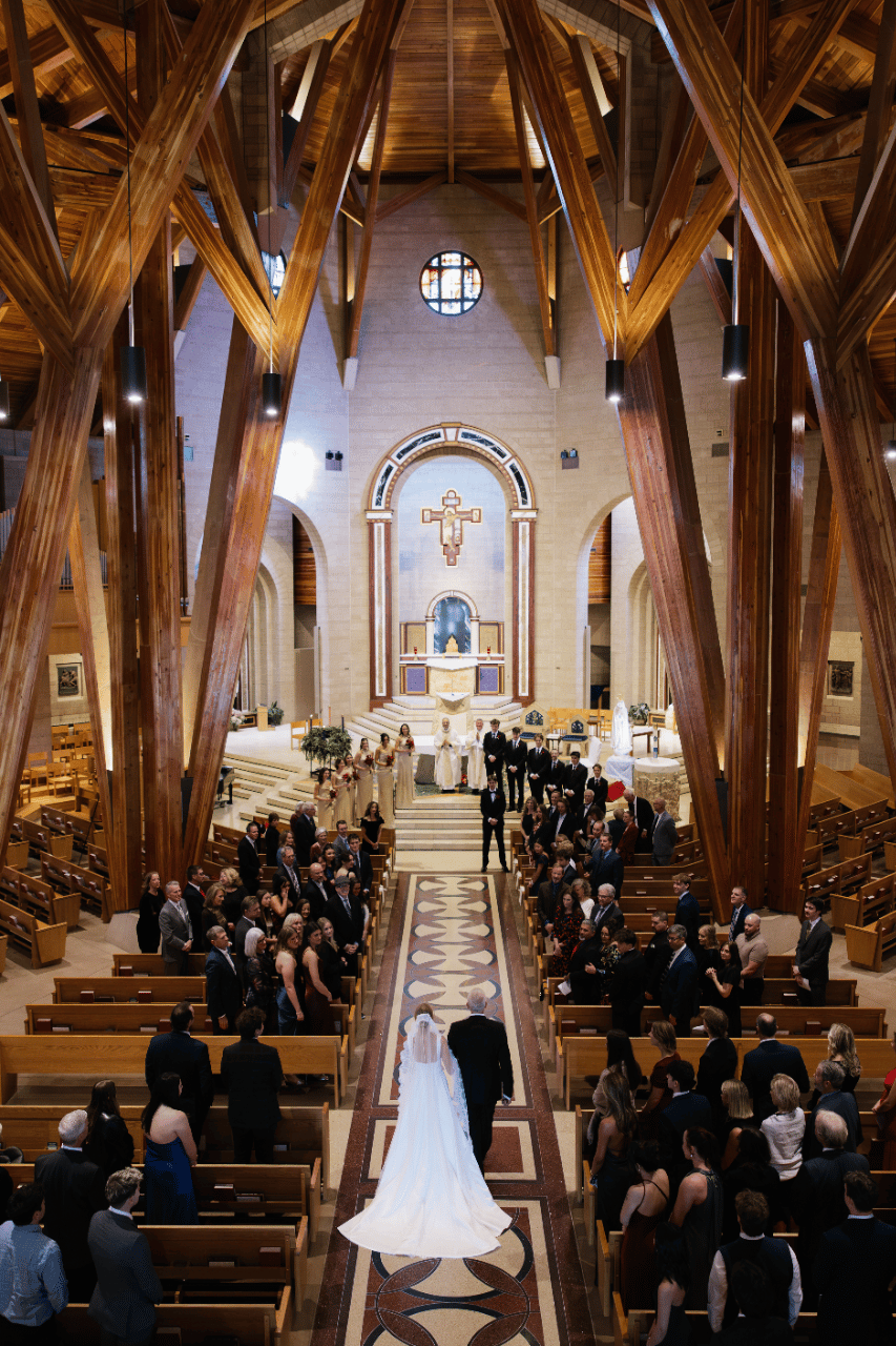 Sacred Vows and Classic Style on a Winter Afternoon photo 5