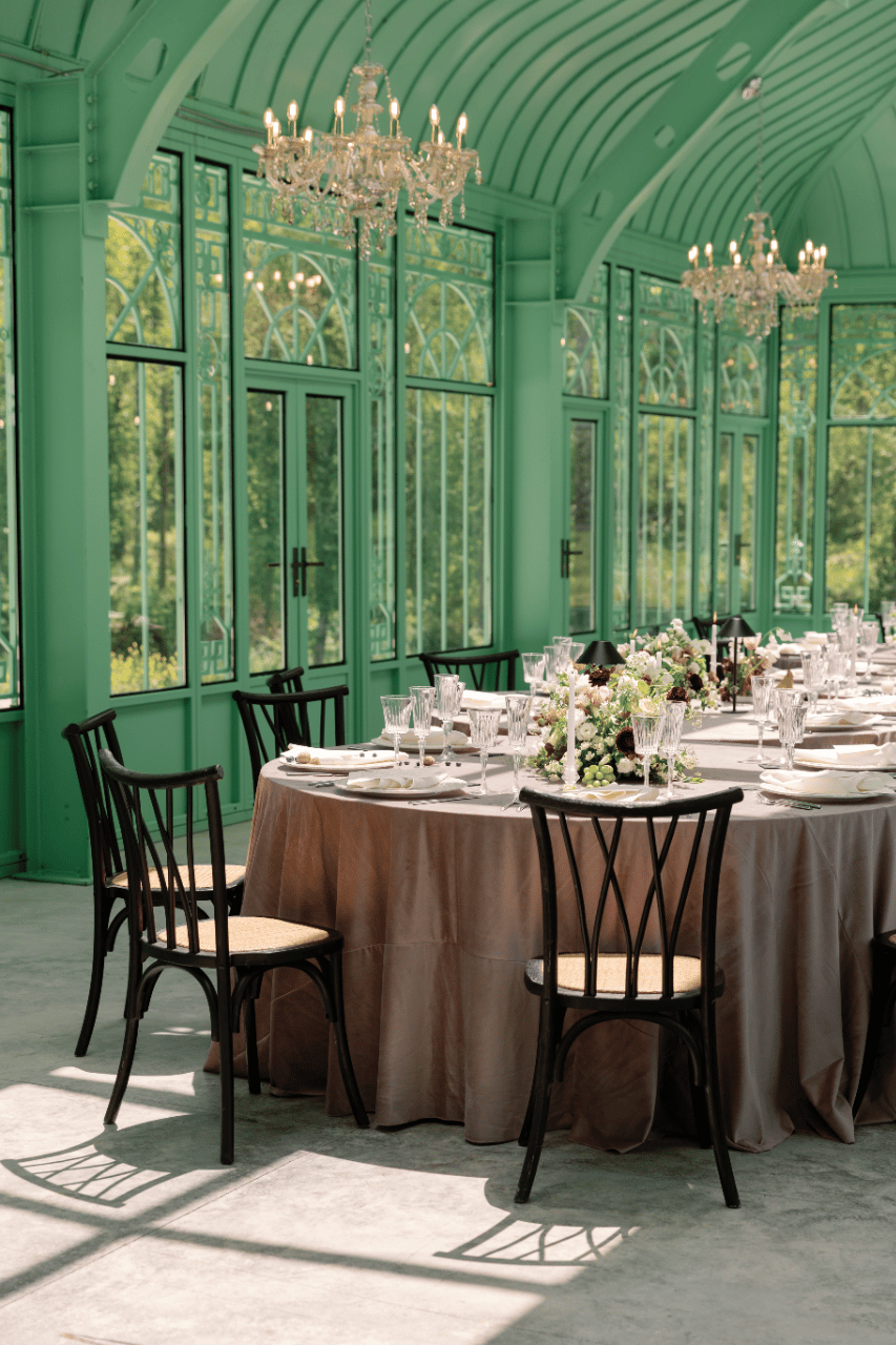 An Ethereal Soirée in a Victorian Greenhouse