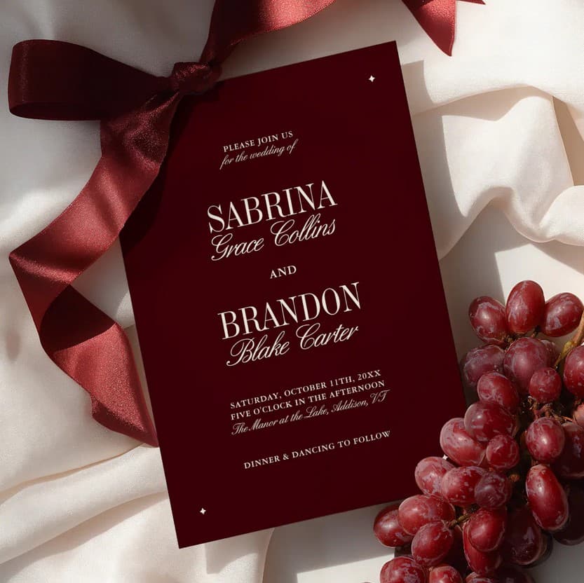 Elegant Wedding Invitation