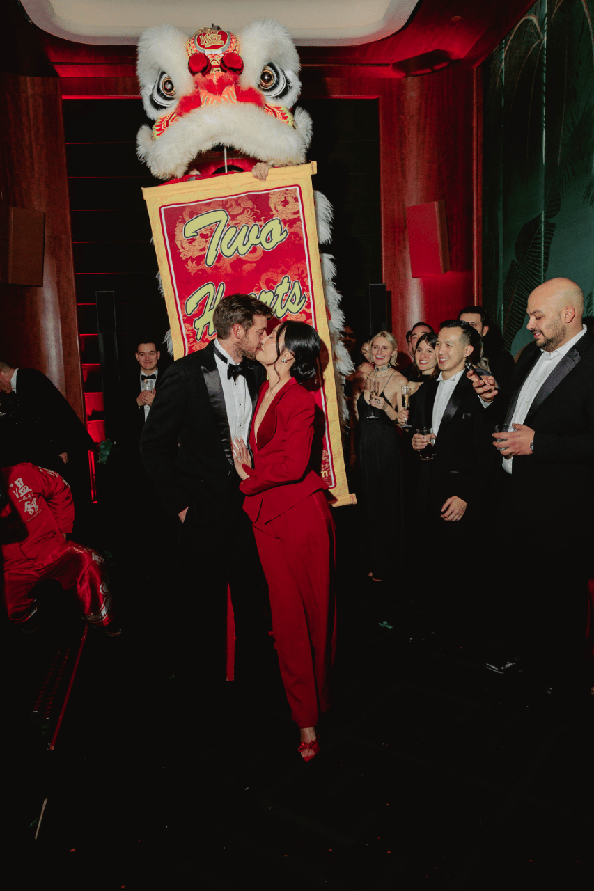Symbolic Scarlet Soirée at The Fifth Avenue Hotel